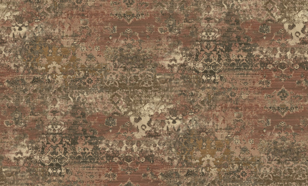 Tapéta, piros, vintage ornamentumok, CO3103, Concept, Grandeco