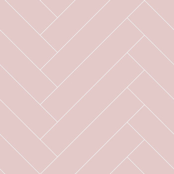 Rózsaszín vlies tapéta parketta mintával 139220, Art Deco, Esta