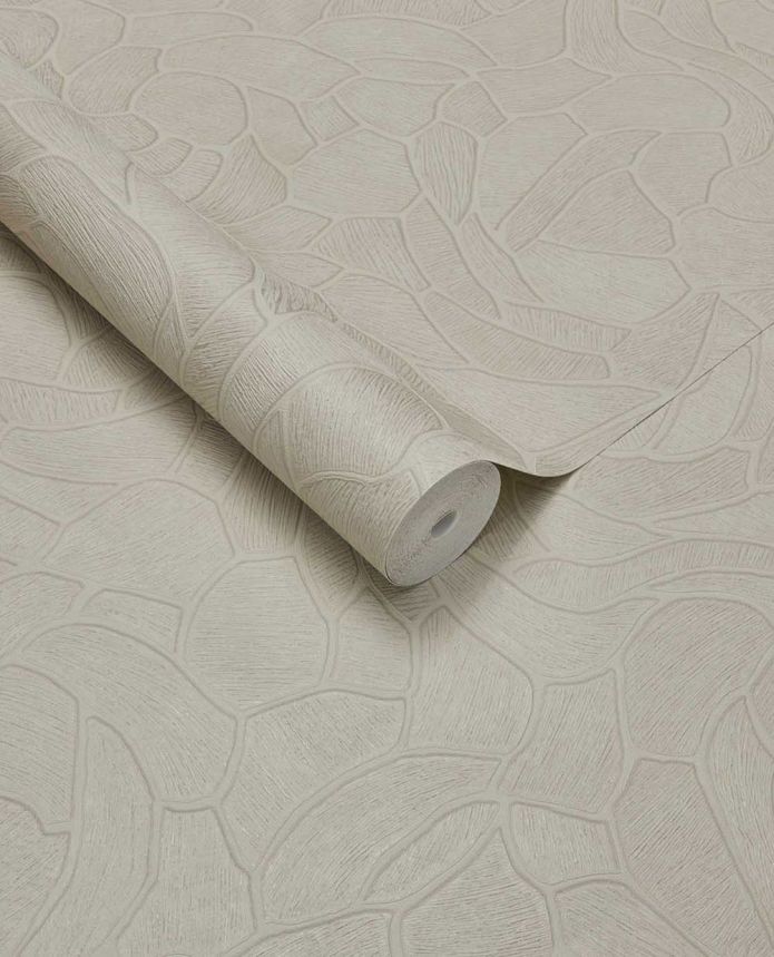 Geometrikus tapéta, bézs-krémszínű, kőhatású, 363212, Calm Crafted, Eijffinger