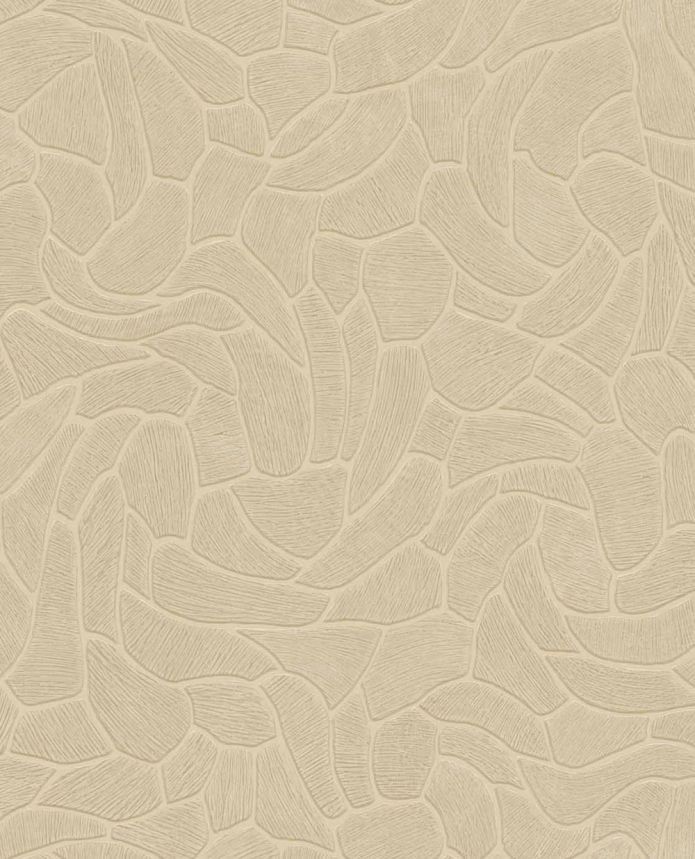 Geometrikus tapéta, bézs, kőhatású, 363213, Calm Crafted, Eijffinger