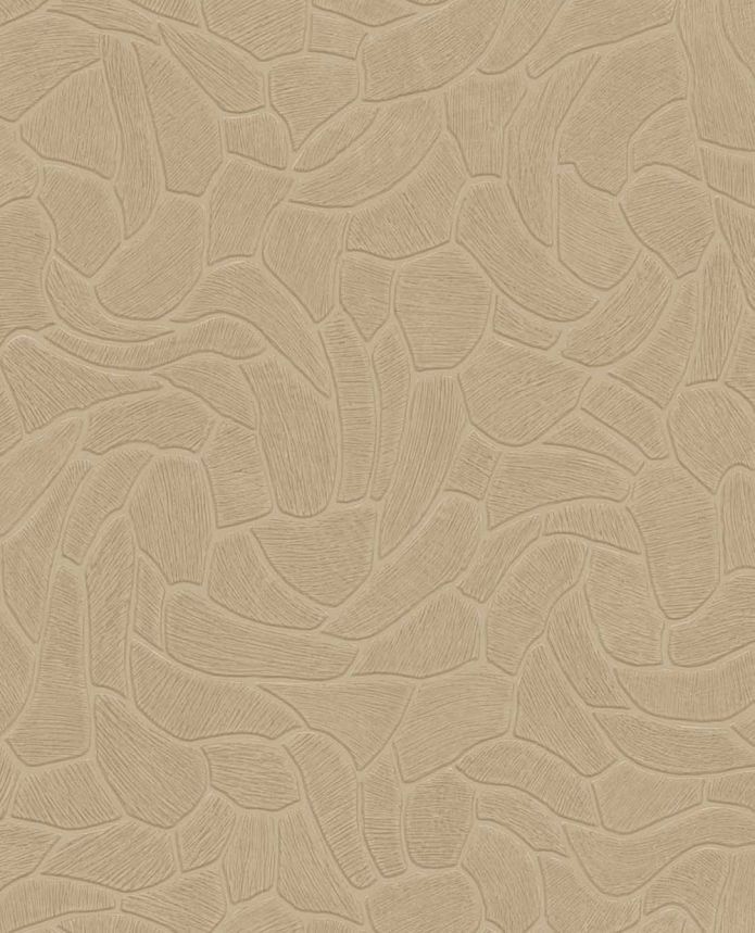 Geometrikus tapéta, narancs-bézs, kőhatású, 363214, Calm Crafted, Eijffinger