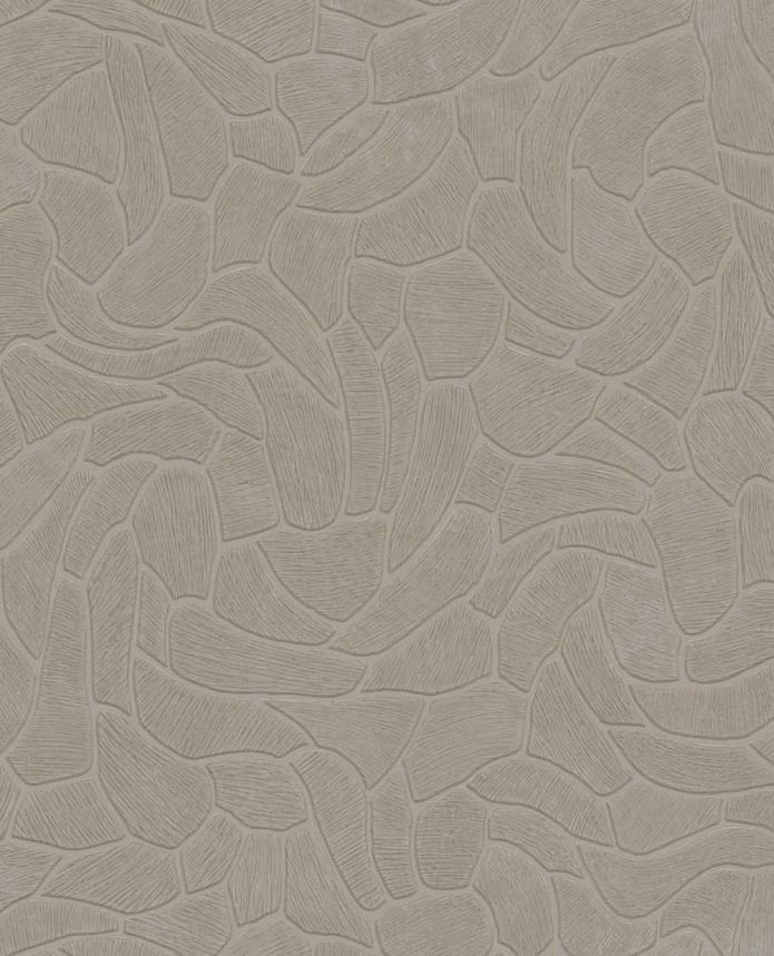 Geometrikus tapéta, szürke-barna, kőhatású, 363216, Calm Crafted, Eijffinger