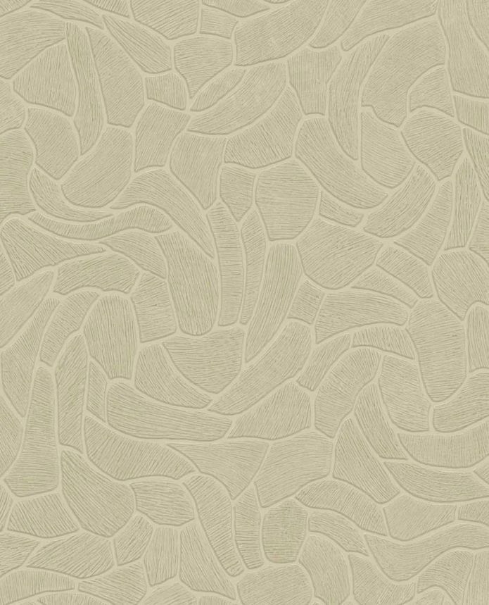 Geometrikus tapéta, bézs-sárga, gyékényhatású, 363219, Calm Crafted, Eijffinger