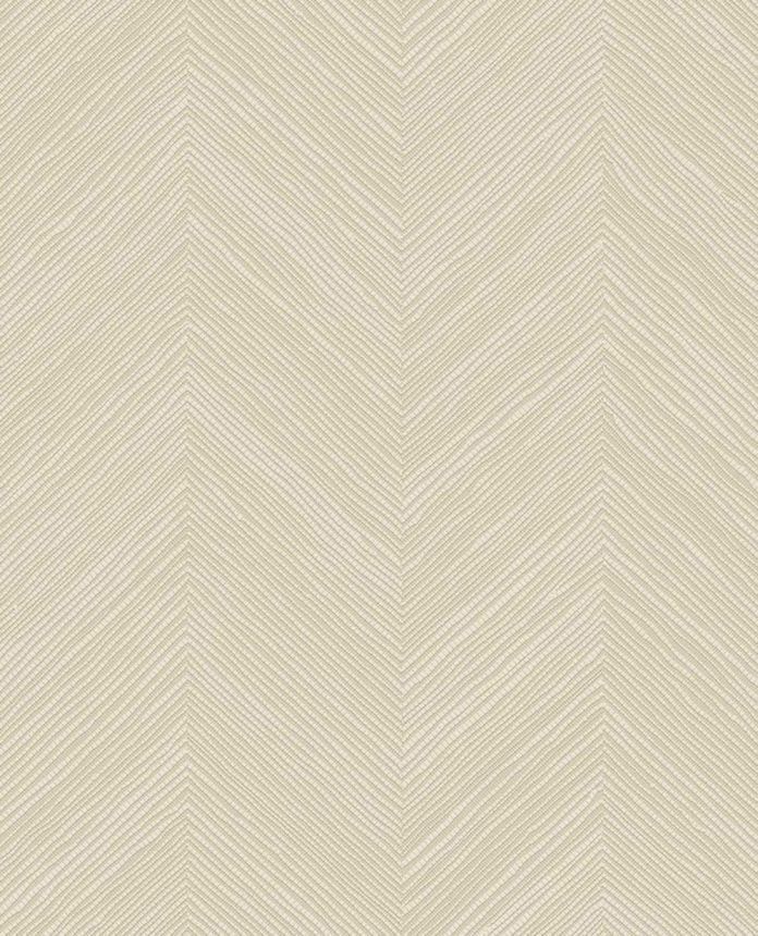 Geometrikus tapéta, krémszínű, gyékényhatású, 363230, Calm Crafted, Eijffinger
