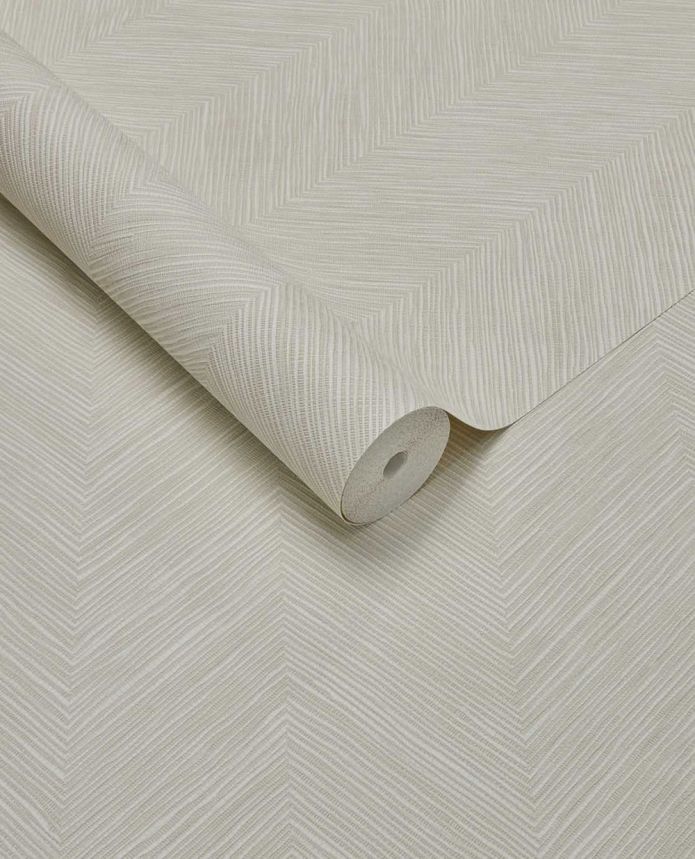 Geometrikus tapéta, krémszínű, gyékényhatású, 363230, Calm Crafted, Eijffinger