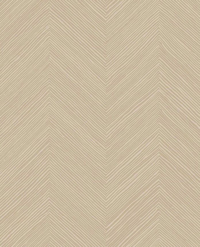 Geometrikus tapéta, bézs, gyékényhatású, 363234, Calm Crafted, Eijffinger