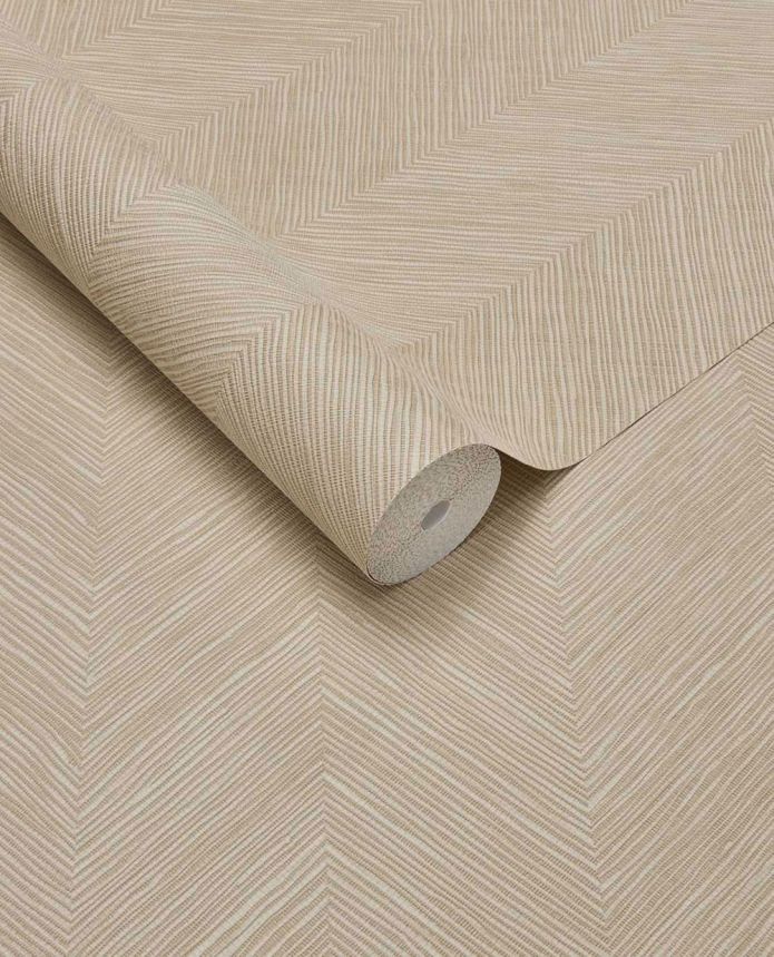 Geometrikus tapéta, bézs, gyékényhatású, 363234, Calm Crafted, Eijffinger