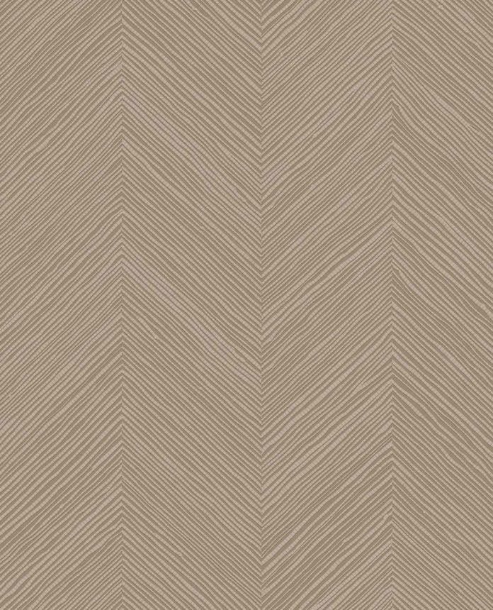 Geometrikus tapéta, világosbarna, gyékényhatású, 363235, Calm Crafted, Eijffinger