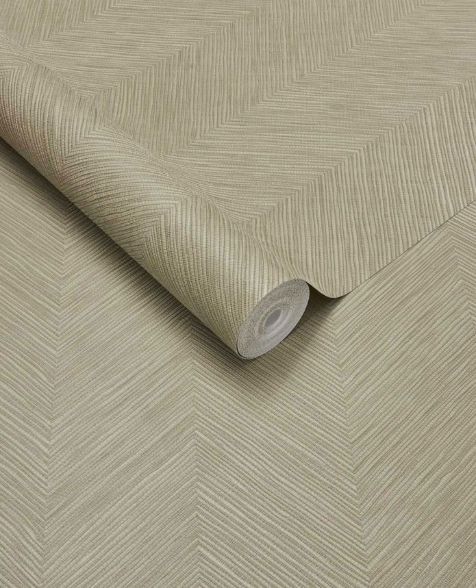 Geometrikus tapéta, szürke-zöld, gyékényhatású, 363236, Calm Crafted, Eijffinger