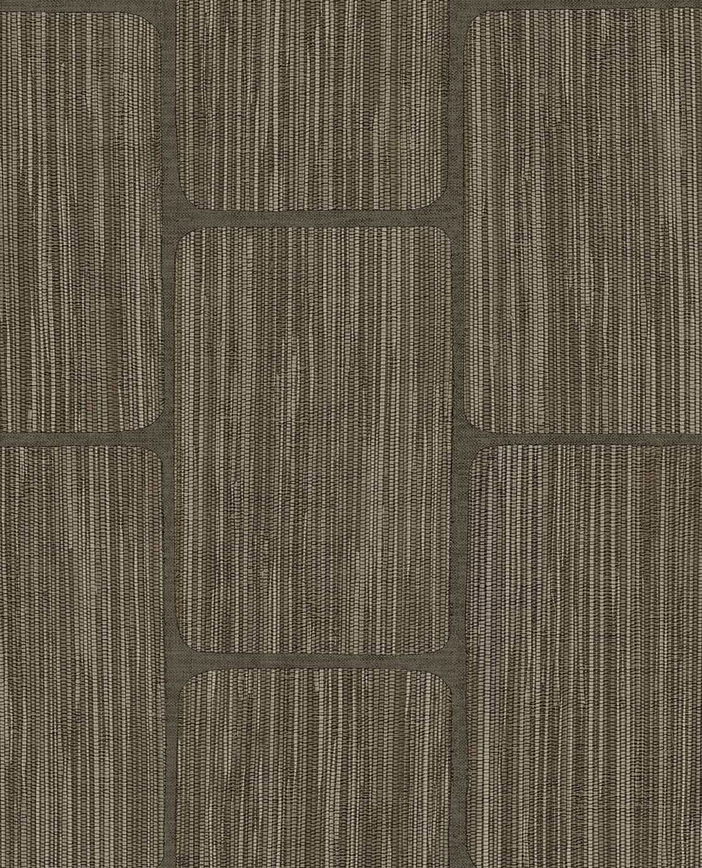 Geometrikus tapéta, barna, 363250, Calm Crafted, Eijffinger
