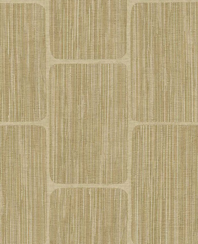 Geometrikus tapéta, homoksárga, 363251, Calm Crafted, Eijffinger