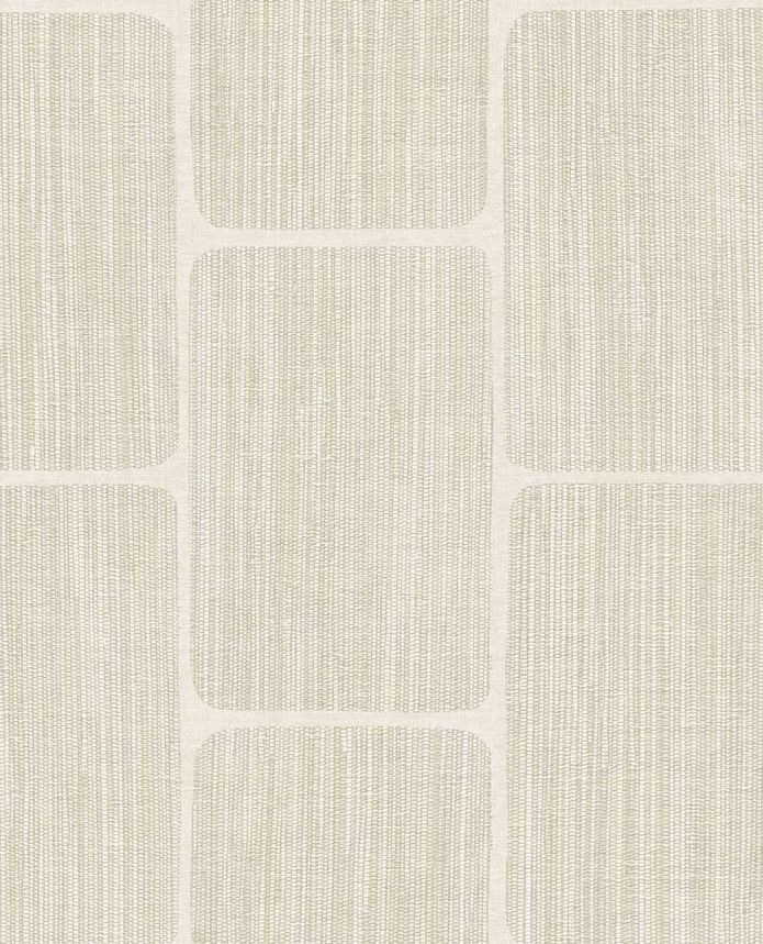 Geometrikus tapéta, krémszínű, 363254, Calm Crafted, Eijffinger