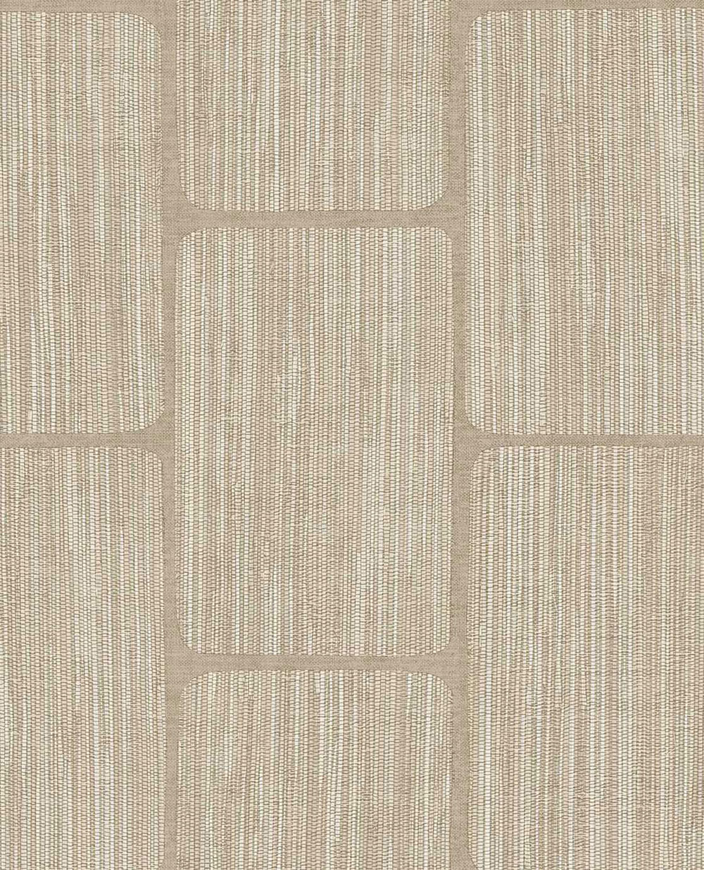 Geometrikus tapéta, barna-bézs, 363255, Calm Crafted, Eijffinger