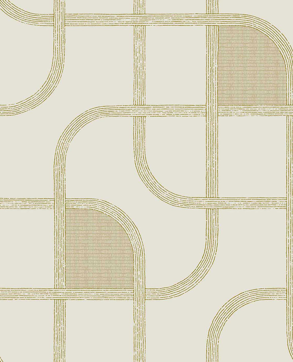 Geometrikus tapéta, krémszínű, csíkos, 363260, Calm Crafted, Eijffinger