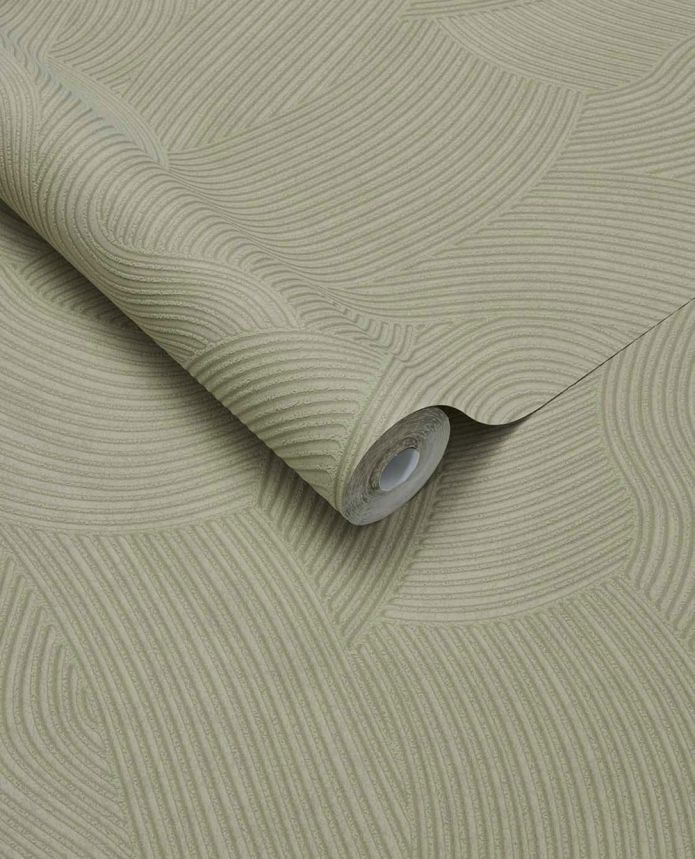 Tapéta, zöld, hullámok, 363270, Calm Crafted, Eijffinger