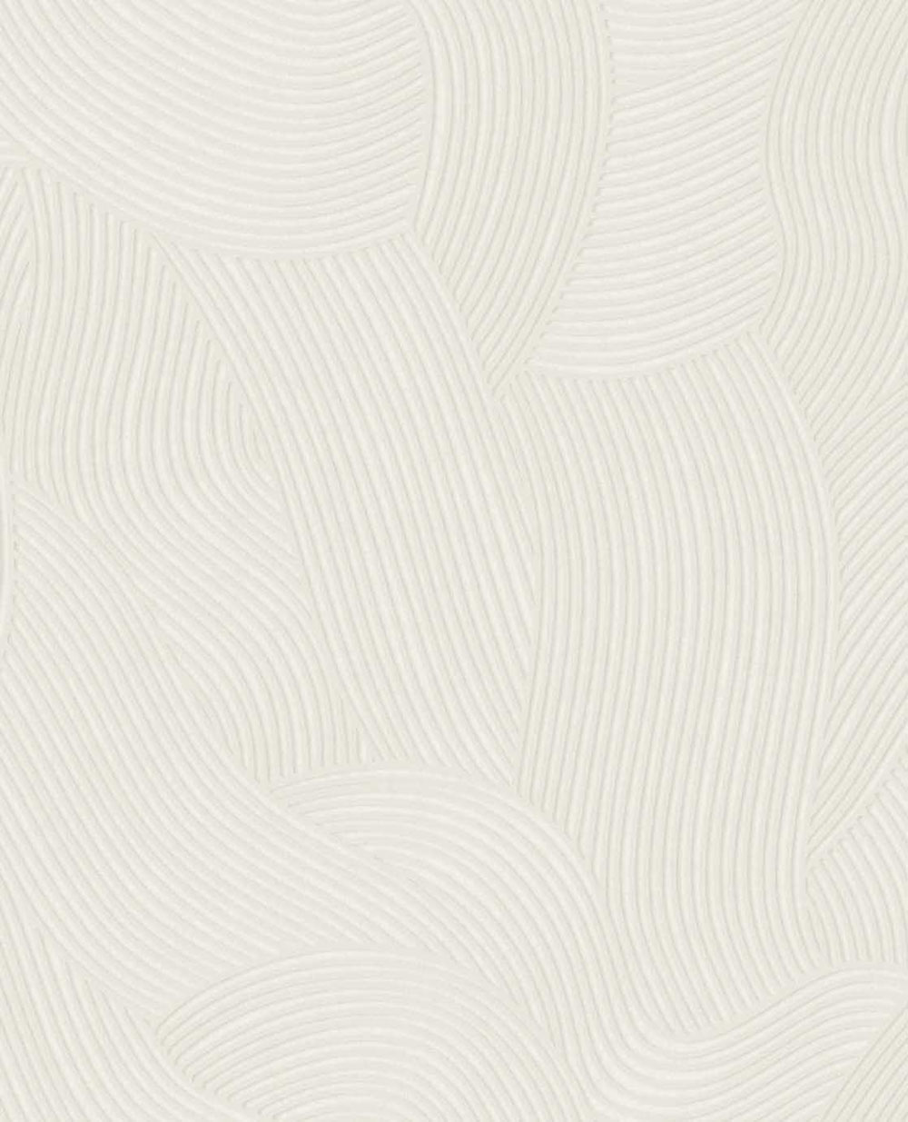 Tapéta, fehér-krémszínű, hullámok, 363271, Calm Crafted, Eijffinger