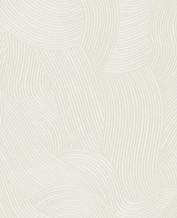 Tapéta, fehér-krémszínű, hullámok, 363271, Calm Crafted, Eijffinger
