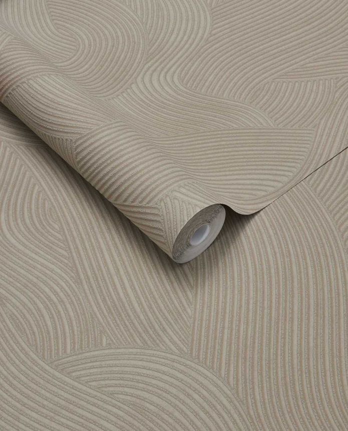 Tapéta, szürke, hullámok, 363272, Calm Crafted, Eijffinger