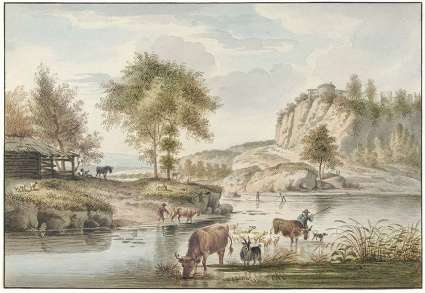 Fotótapéta méretre, Állatok a folyóparton, 10209, Vavex