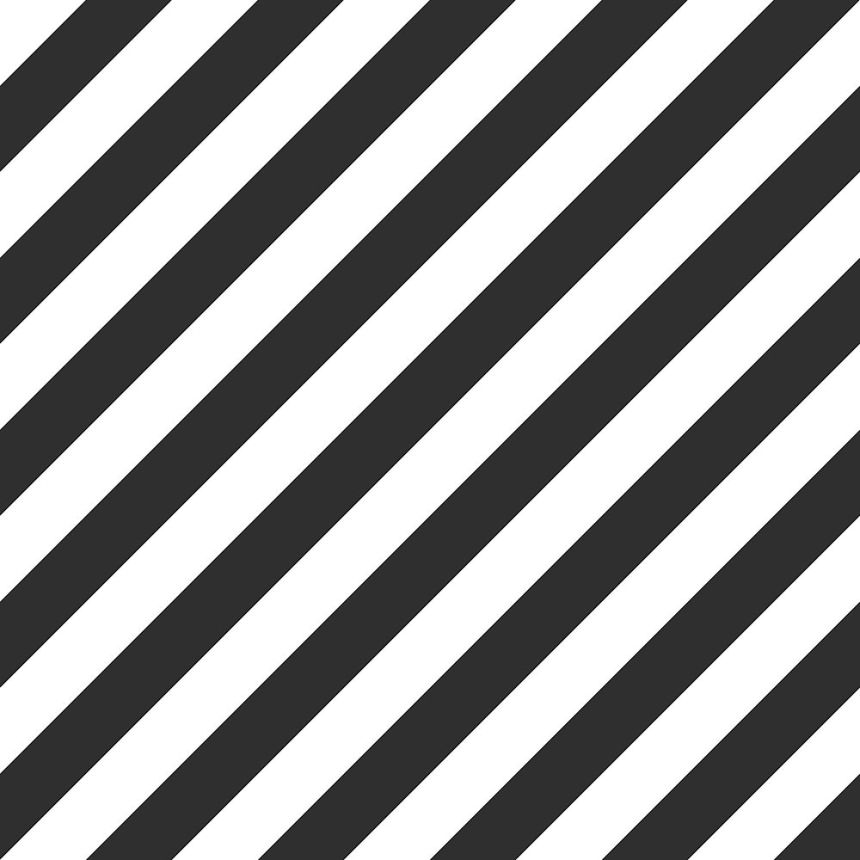 Vlies fali tapéta, ferde fekete-fehér csíkok 139112, Black & White, Esta