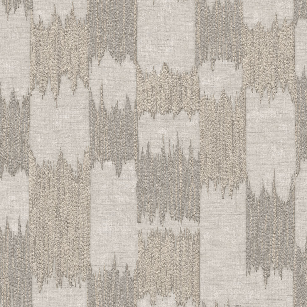 Absztrakt tapéta, szürkés bézs, szürke, csíkok, RE521033, Renaissance, Design ID