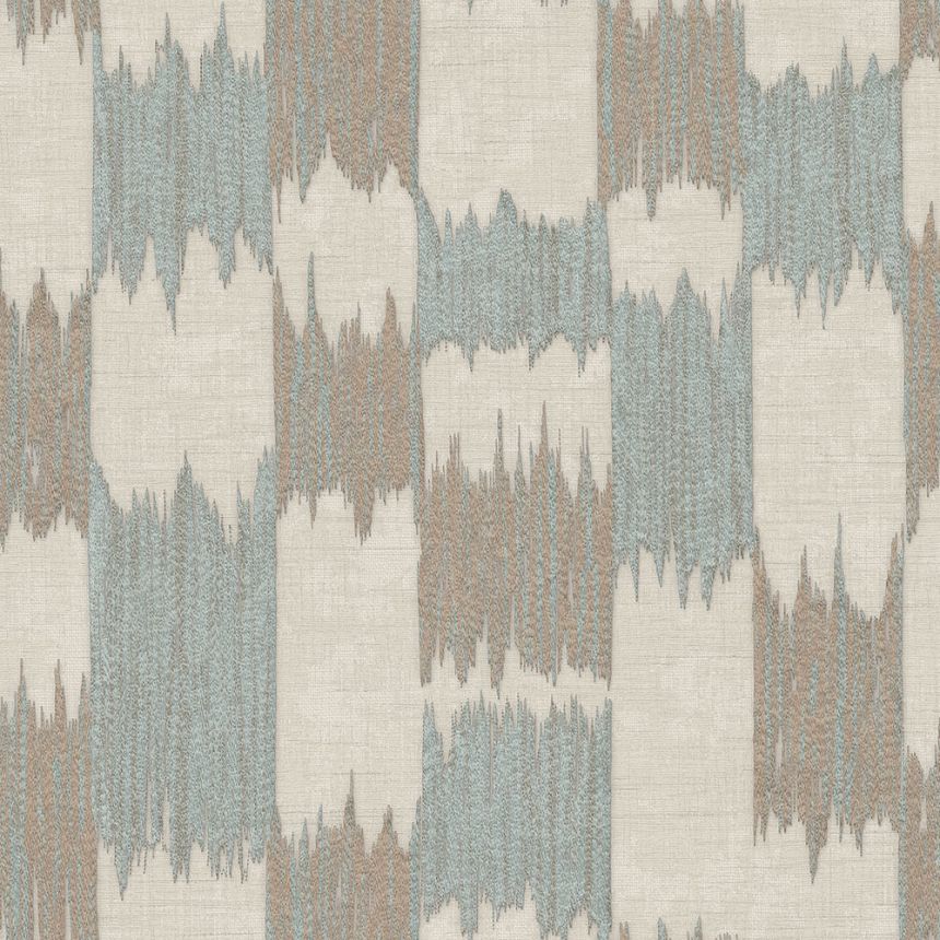 Absztrakt tapéta, barna, bézs, csíkok, RE521034, Renaissance, Design ID