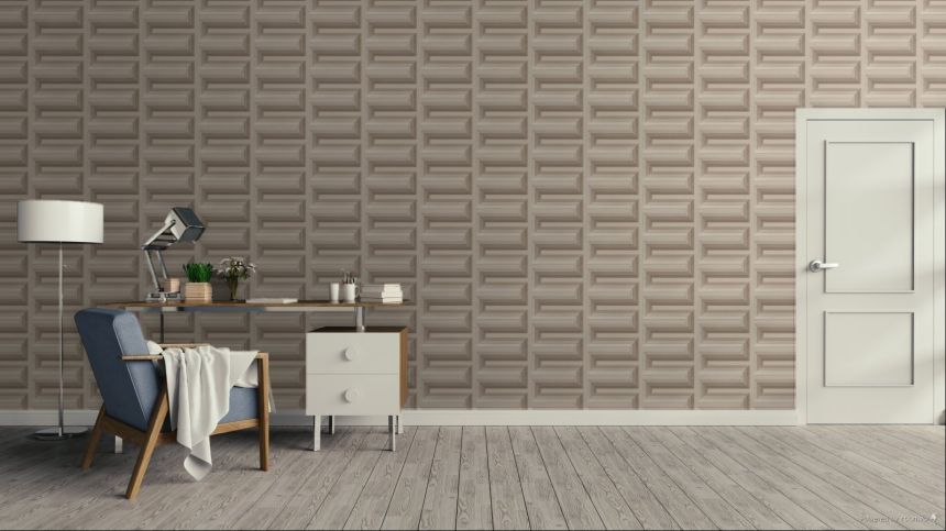 3D tapéta, bézs, RE521074, Renaissance, Design ID