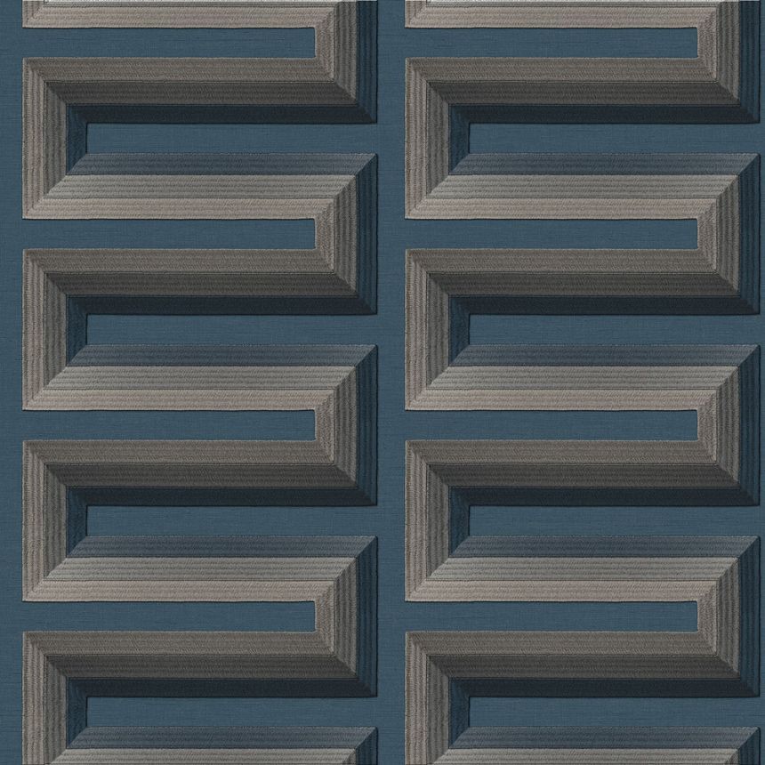 3D tapéta, sötétkék, RE521076, Renaissance, Design ID