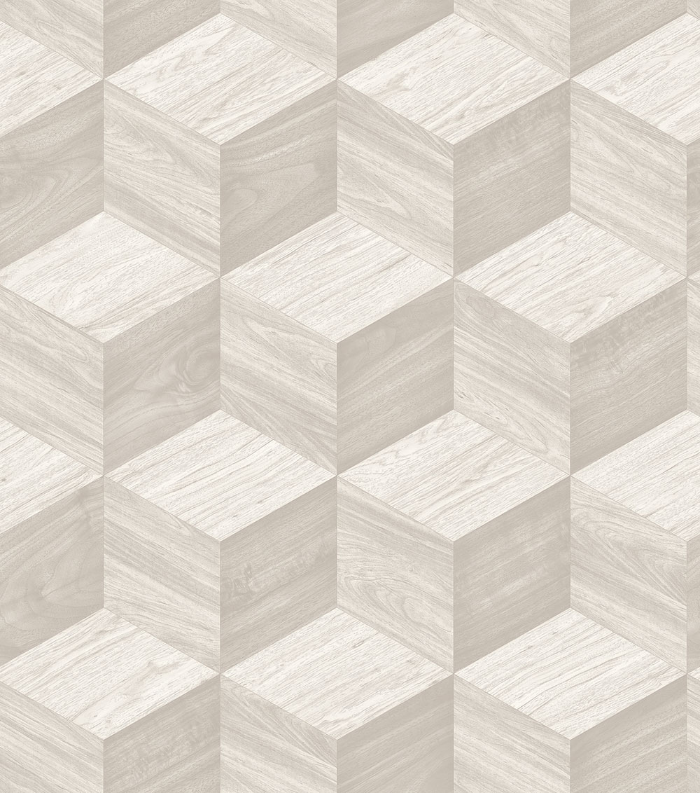 3D fahatású tapéta, világos bézses szürke, RE521091, Renaissance, Design ID
