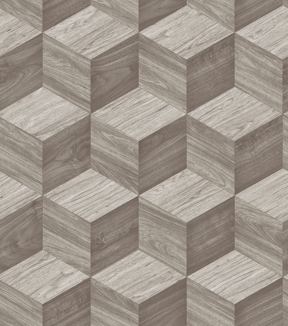 3D fahatású tapéta, szürke, RE521092, Renaissance, Design ID