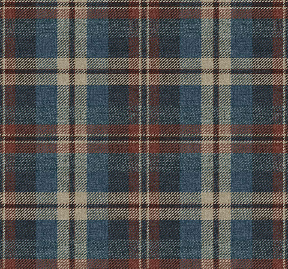 Dundee tapéta, piros, bézs, CA10101, Carl Robinson Edition 24 The Highlands
