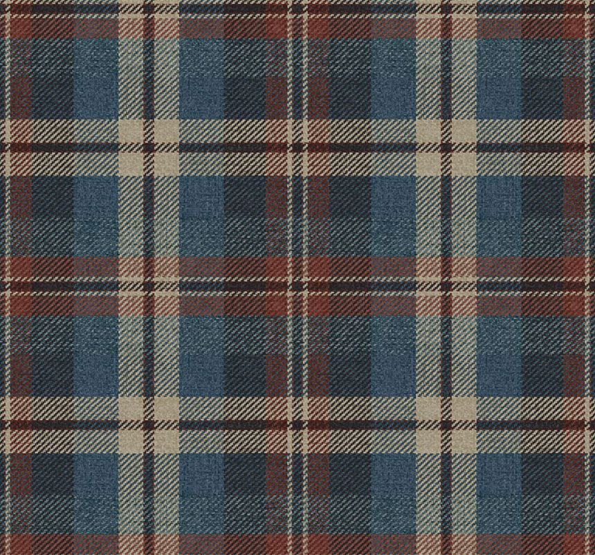 Dundee tapéta, piros, bézs, CA10101, Carl Robinson Edition 24 The Highlands