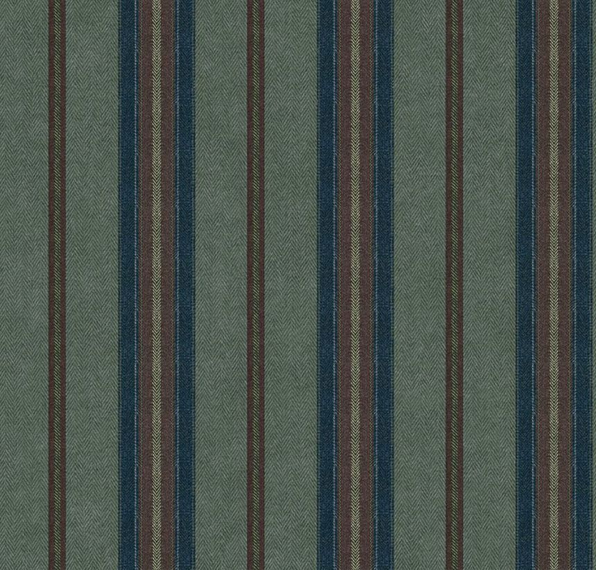 Pitlochry tapéta, szürke-zöld, fekete, CA10301, Carl Robinson Edition 24 The Highlands