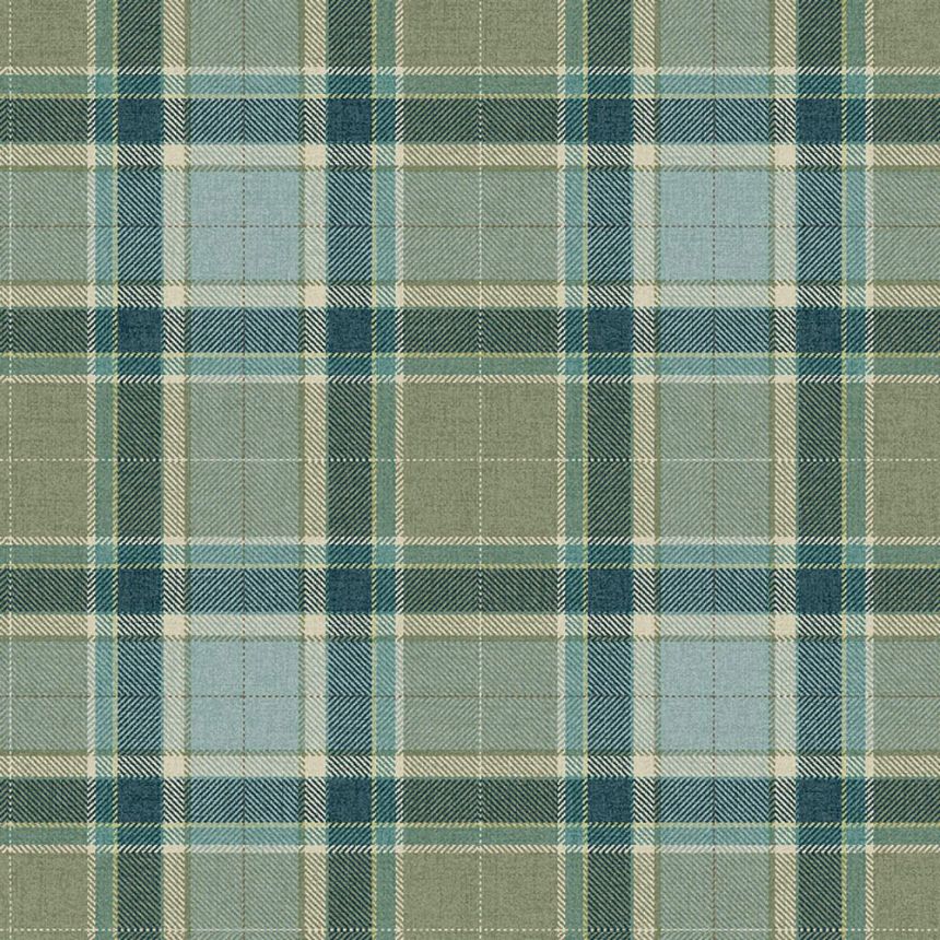 Stirling tapéta, kék, zöld, CA10402, Carl Robinson Edition 24 The Highlands