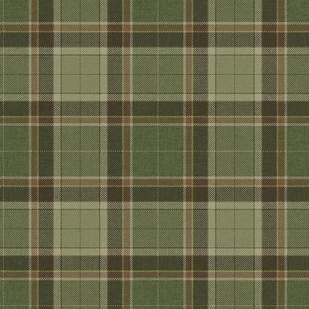 Stirling tapéta, zöld, barna, CA10404, Carl Robinson Edition 24 The Highlands