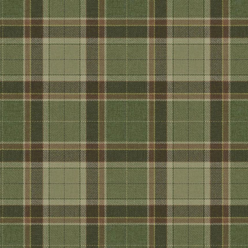 Stirling tapéta, zöld, barna, CA10404, Carl Robinson Edition 24 The Highlands