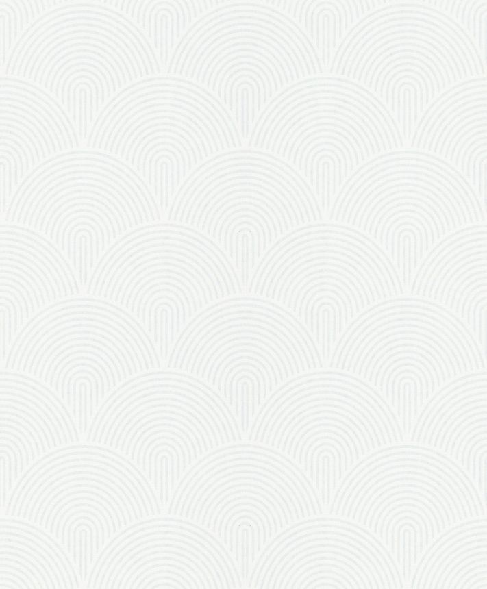 3D geometrikus tapéta, fehér, 82593, Pia, Novamur