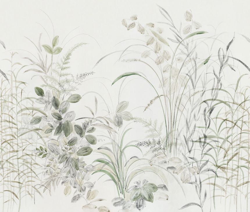 Obrazová tapeta Listy trávy, šedá, zelená, 36936, Camargue, Marburg