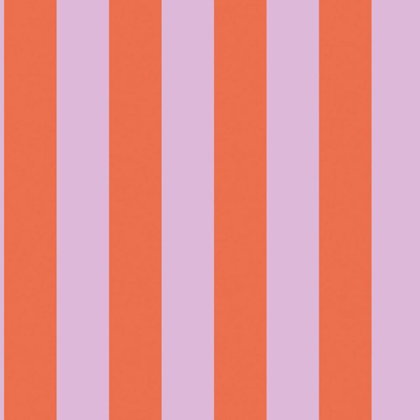 Csíkos tapéta, piros, rózsaszín, 139904, Color Pop, Esta Home