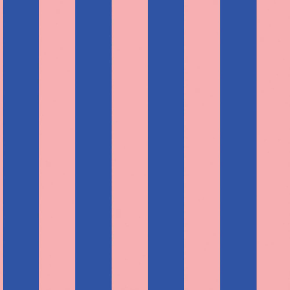 Csíkos tapéta, kék, rózsaszín, 139907, Color Pop, Esta Home