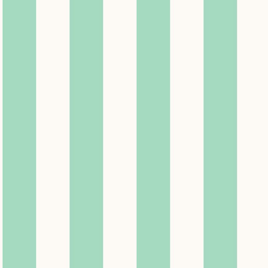 Csíkos tapéta, zöld, fehér, 139910, Color Pop, Esta Home