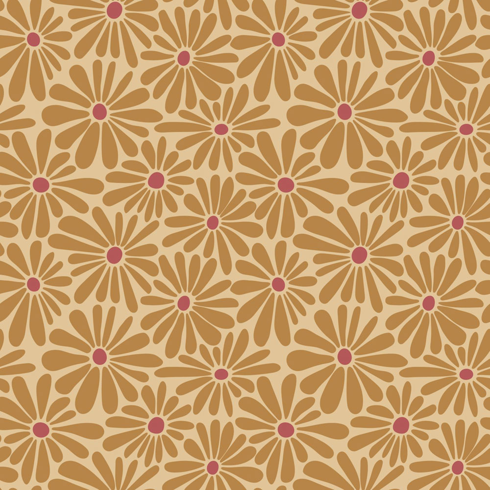 Virágmintás tapéta, barna, bordó, 131152, Color Pop, Esta Home