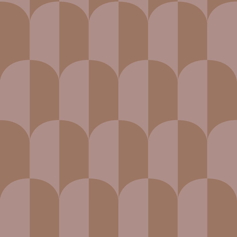 Art Deco mintás tapéta, barna, barna-lila, 131235, Color Pop, Esta Home