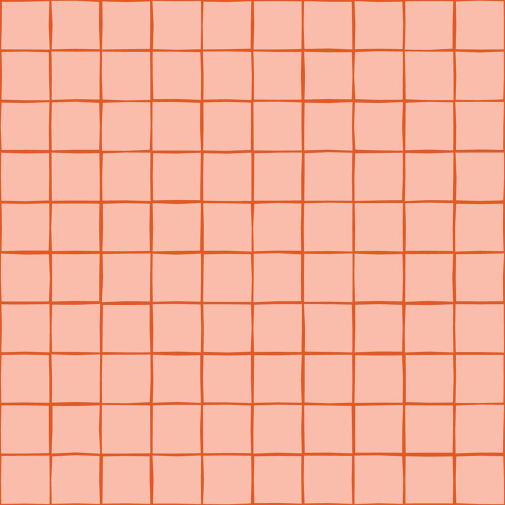 Rácsos tapéta, rózsaszín, piros, 131596, Color Pop, Esta Home