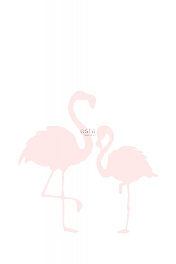 Vlies gyerek tapéta Rózsaszín flamingók 158838, 1,86 x 2,79 m, Little Bandits, Esta