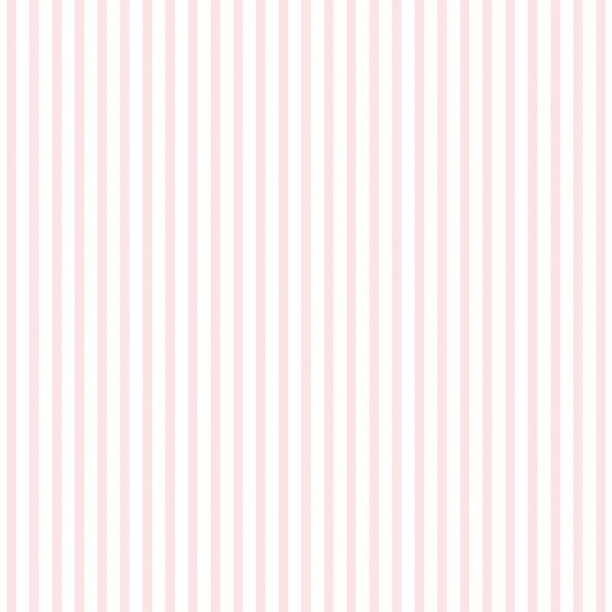 Papír tapéta, fehér és rózsaszín csíkokkal 462-3, Pippo, ICH Wallcoverings