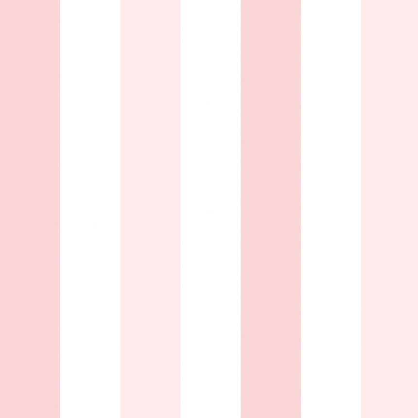 Papír tapéta, fehér és rózsaszín csíkokkal 461-3, Pippo, ICH Wallcoverings
