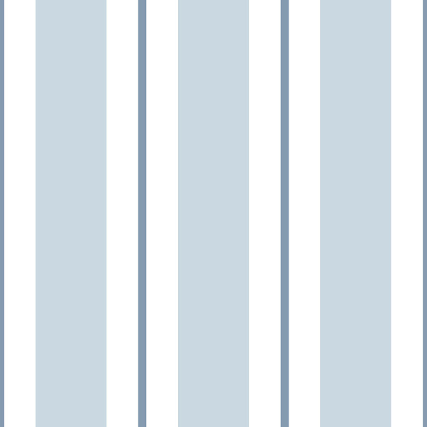 Kék-fehér vlies csíkos tapéta 7008-4, Noa, ICH Wallcoverings