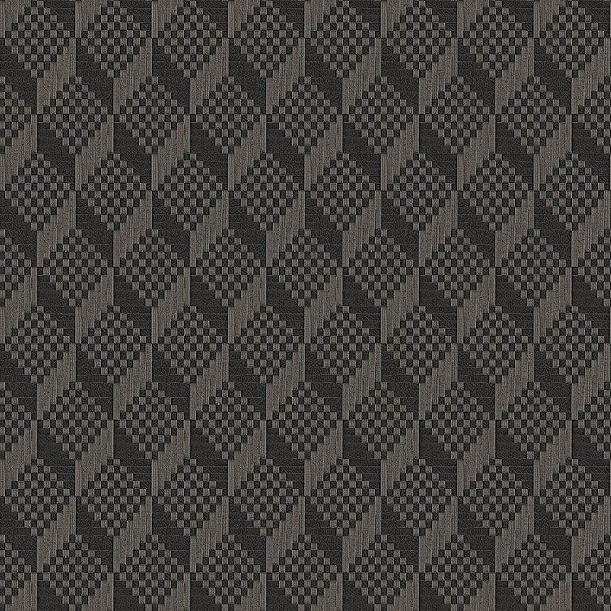 Luxus szürke-fekete vlies 3d tapéta GR322309, Grace, Design ID