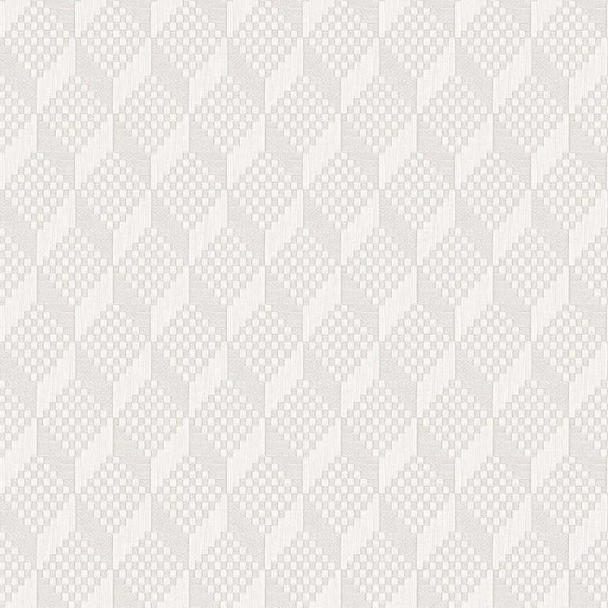 Luxus fehér-szürke vlies 3D tapéta GR322301, Grace, Design ID